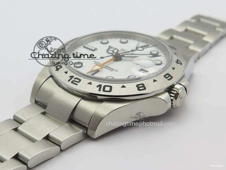 MiroTime 0412 Explorer II 42mm 216570 1:1 Noob Best Edition White Dial A3187 (Correct Hand Stack) Sophisticated 3837
